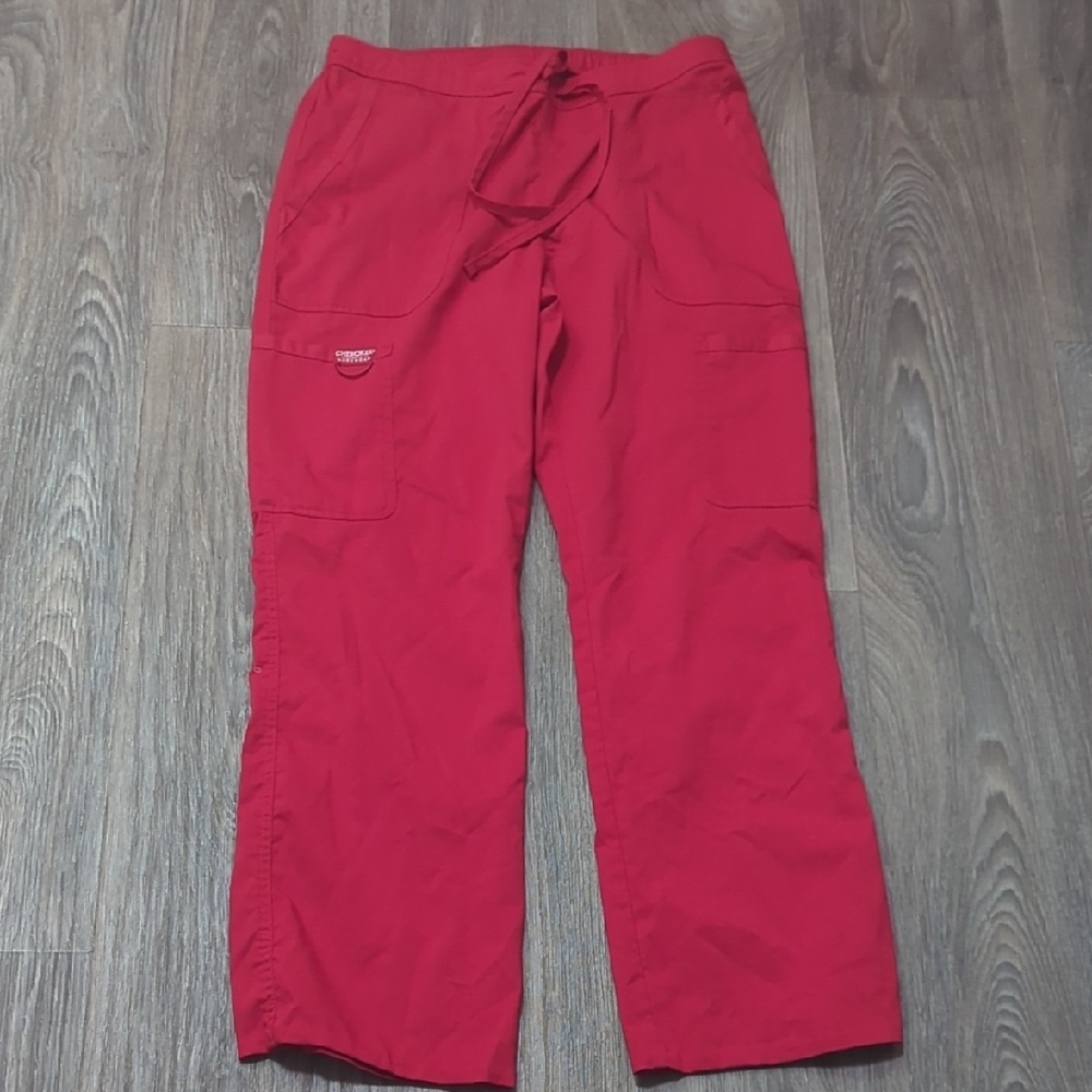 ❤️5/$25 Cherokee Red Scrub Pants